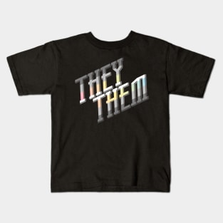 Demigender They/Them Kids T-Shirt